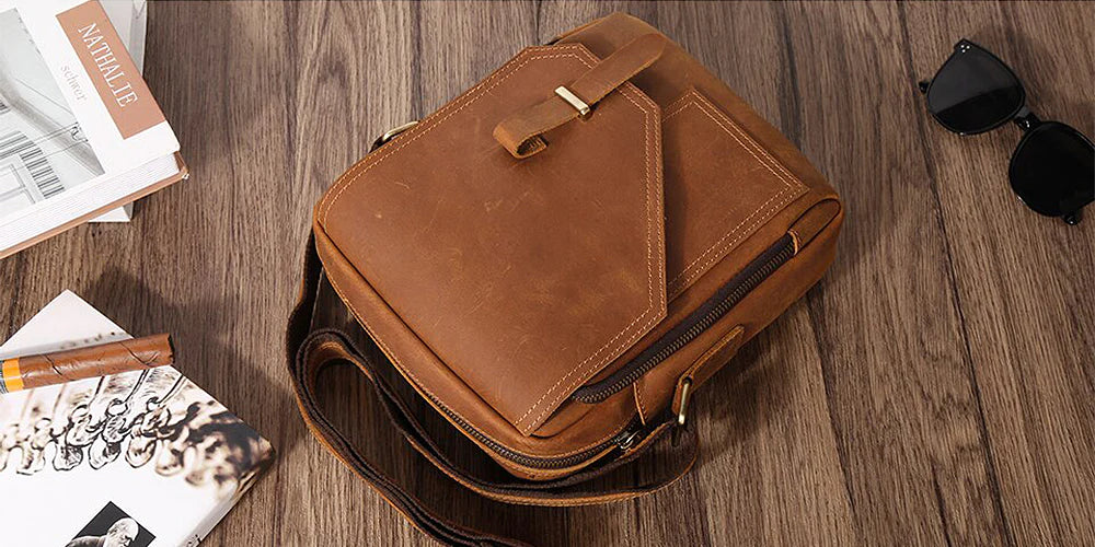 Leather Cross Body Bags for Men The Real Leather Company