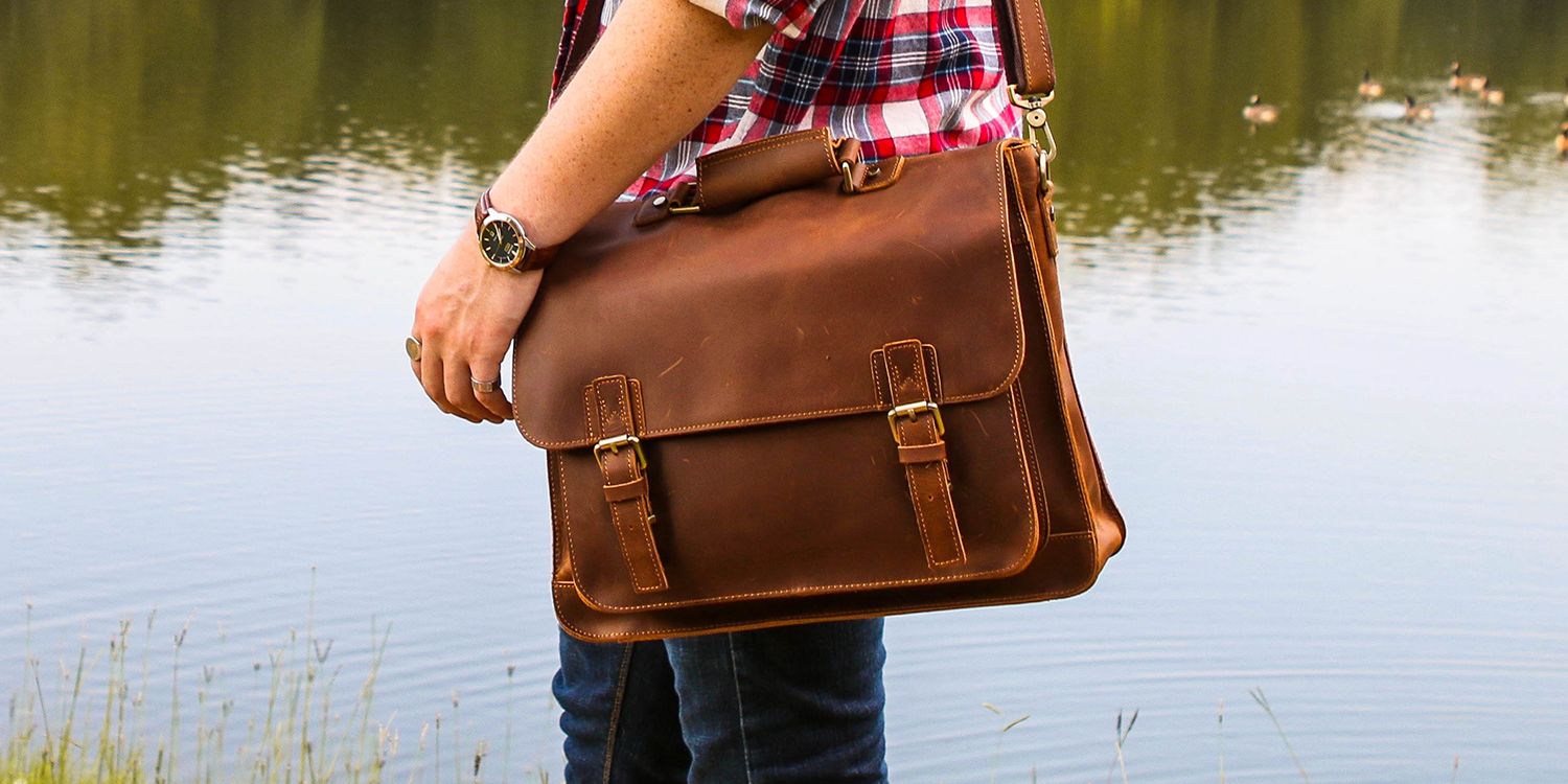 Leather satchel for men hotsell