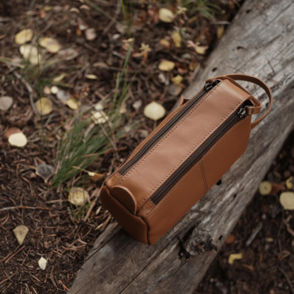 The Yukon Toiletry Bag - Full Grain Leather Travel Bag