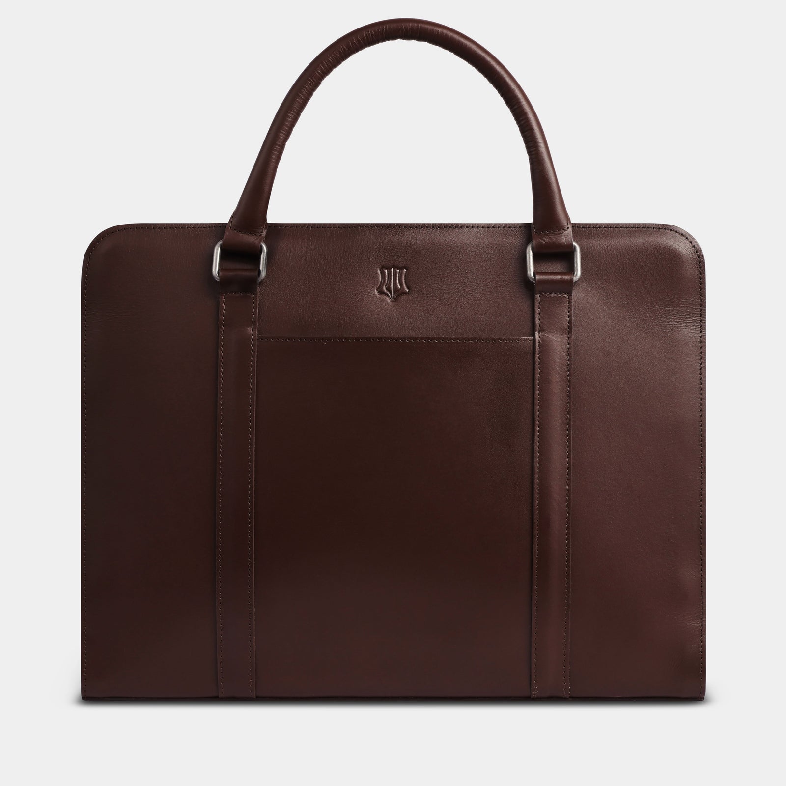 The Executive Leather Briefcase Laptop Bag for Men – The Real