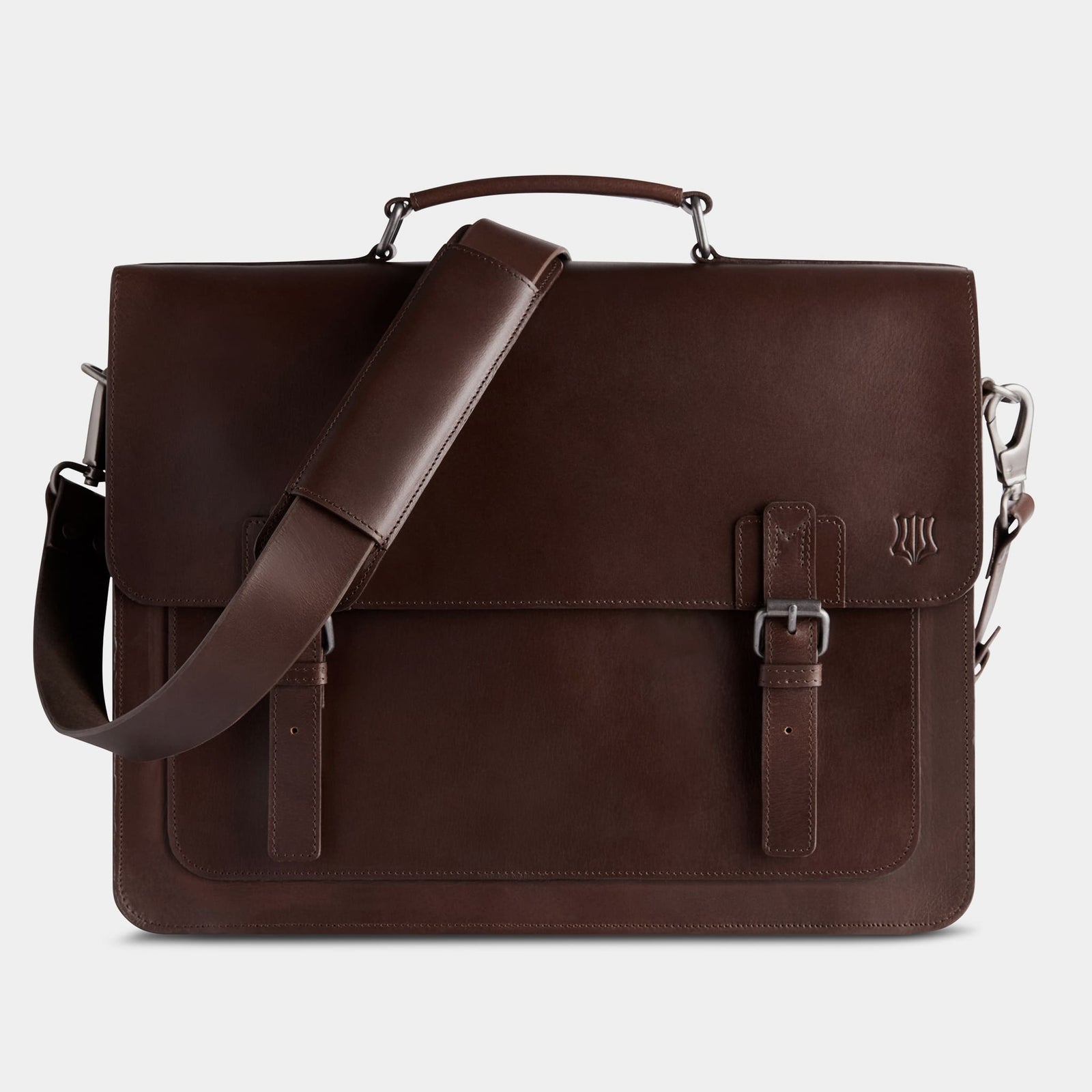 The Heritage Leather Messenger Bag for Men – The Real Leather