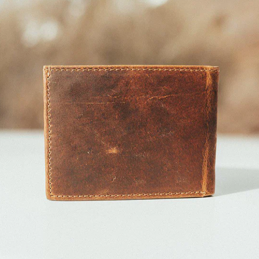 Mens Bifold Leather Wallet - Brown – The Real Leather Co. Mens Bifold Leather Wallet - Brown – The Real Leather Co.