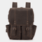 the compact leather laptop backpack for men