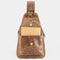 the cross leather sling backpack