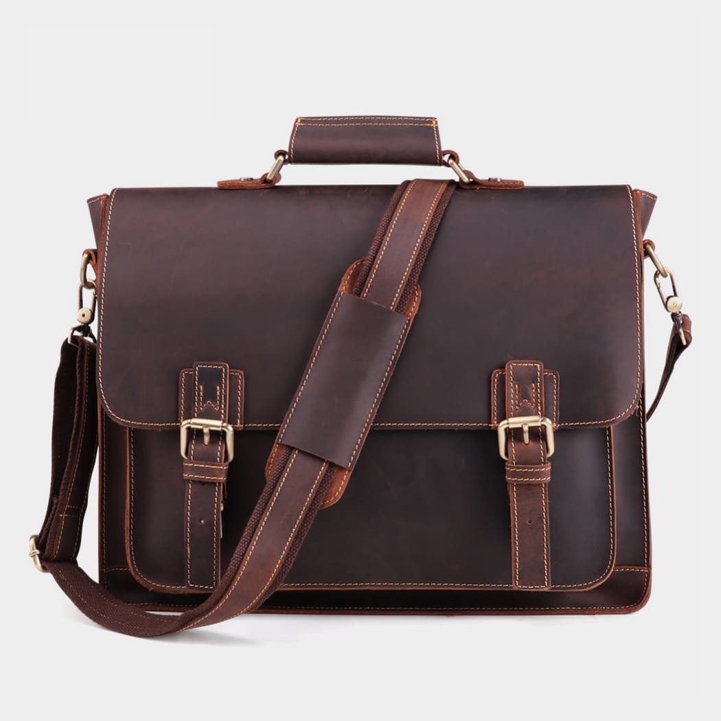 the daily leather messenger bag the real leather co