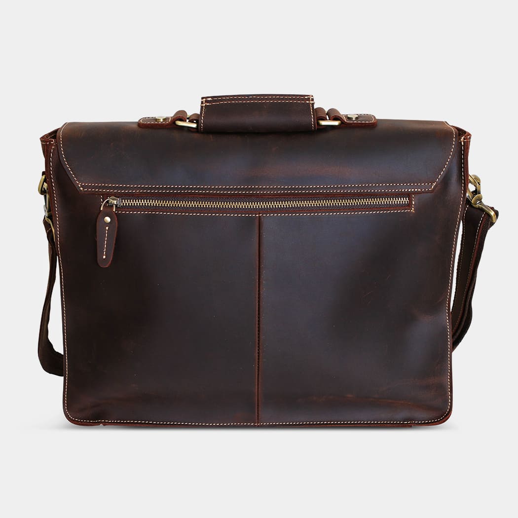 the daily leather messenger bag the real leather co