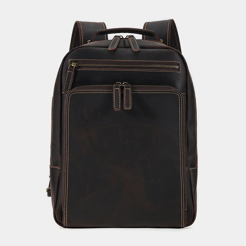 Crazy Horse Leather Backpack The Real Leather Co