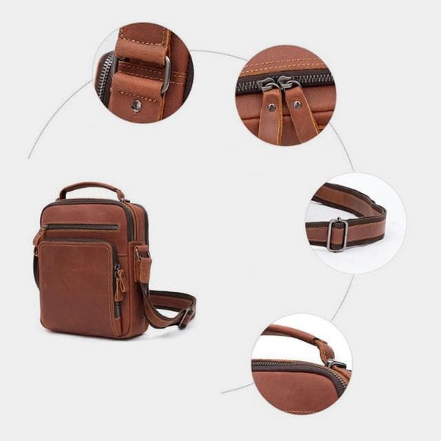 the man bag leather sling bag crossbody bag for men