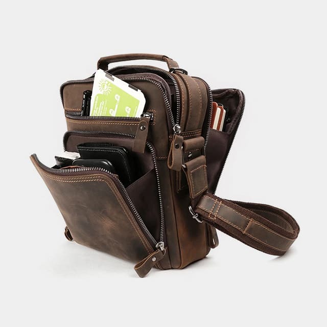 the man bag leather sling bag crossbody bag for men