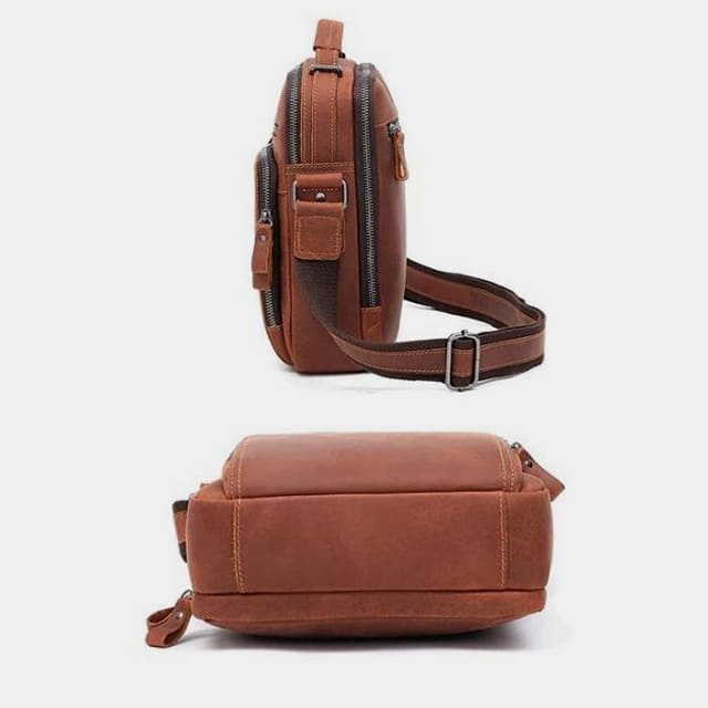 the man bag leather sling bag crossbody bag for men