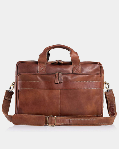 the skyler leather briefcase