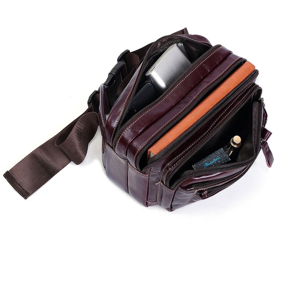 The Diverse | Men's Classic Leather Waist Bag