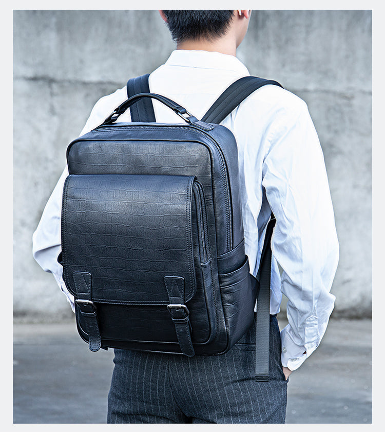 The Bellamy | Leather Backpack for Men