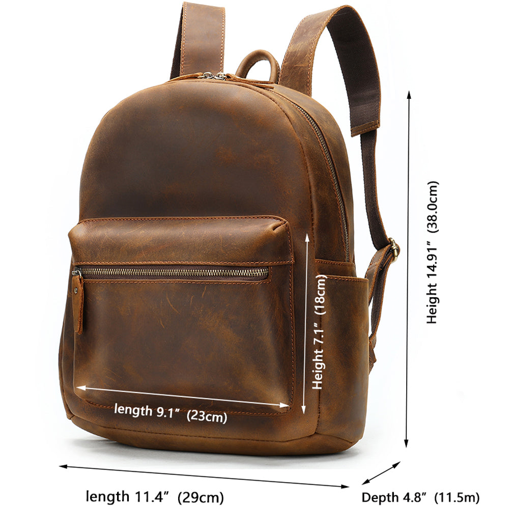 The Compendio | Leather Backpack for Men 