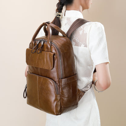 The Grimshaw | Unisex Leather Backpack