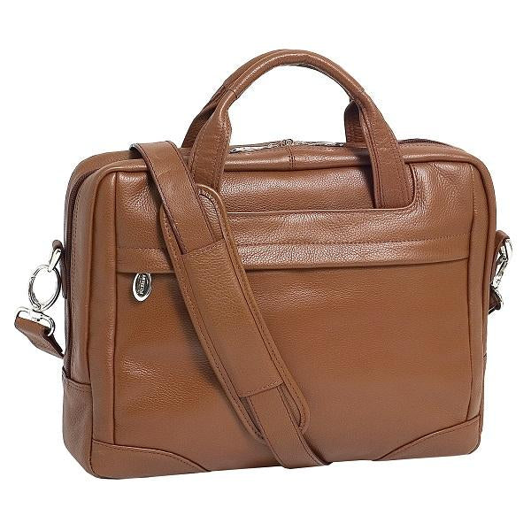 McKlein Montclare 13.3 Leather Tablet Briefcase - Brown