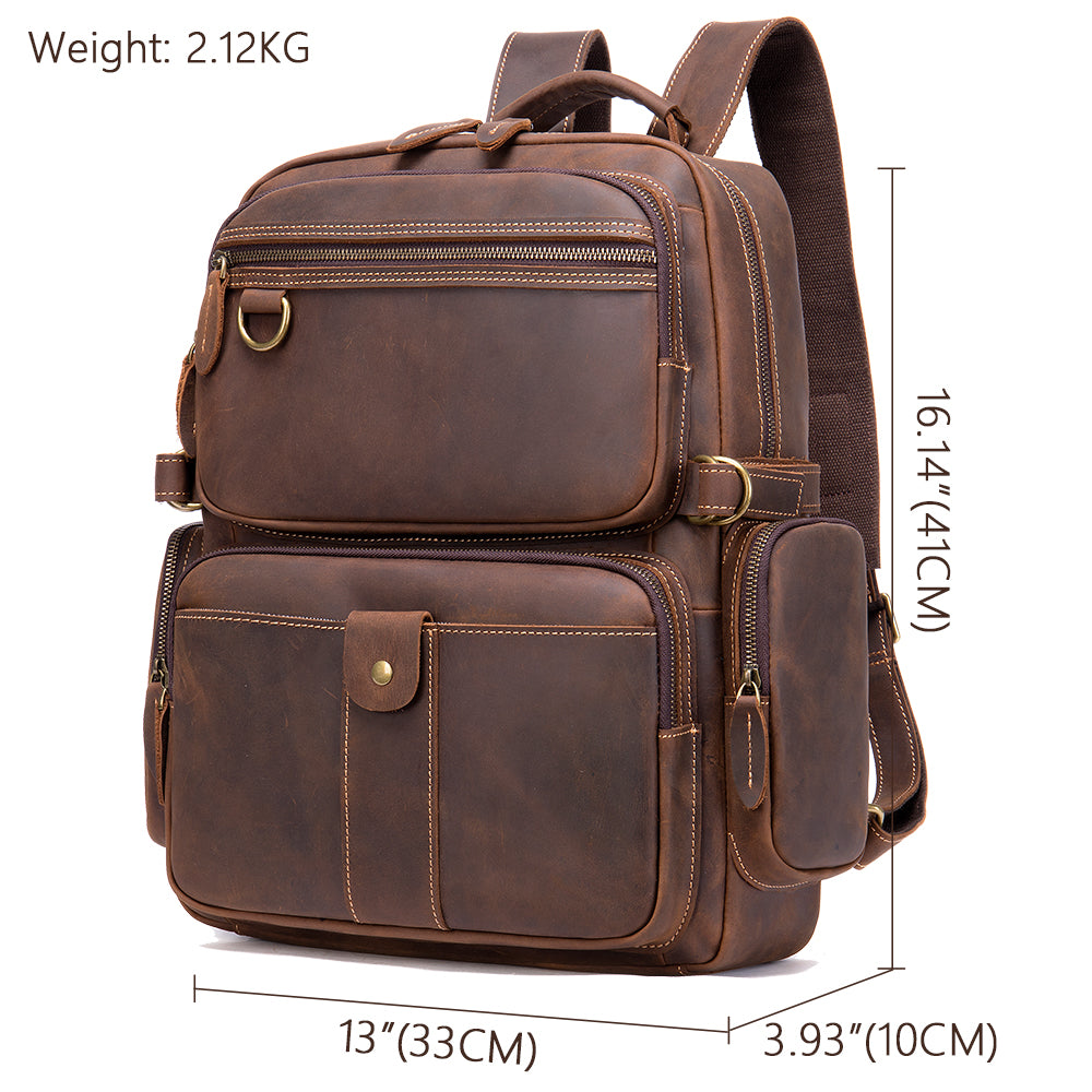 The Montgomery | Leather Backpack for Men