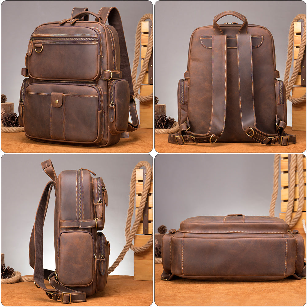 The Montgomery | Leather Backpack for Men