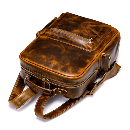 The Scatola | Leather Backpack for Men 