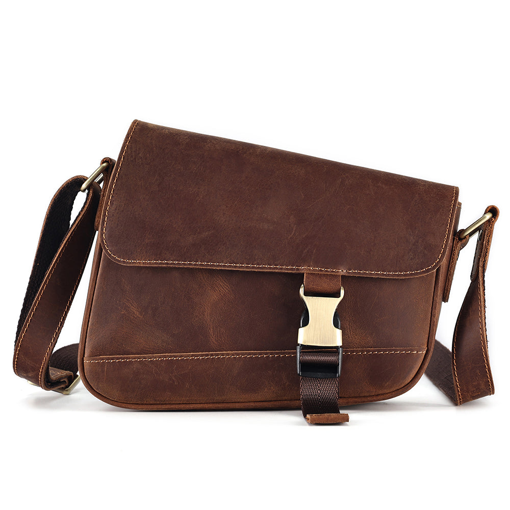Distressed Leather Crossbody Bag – The Real Leather Company