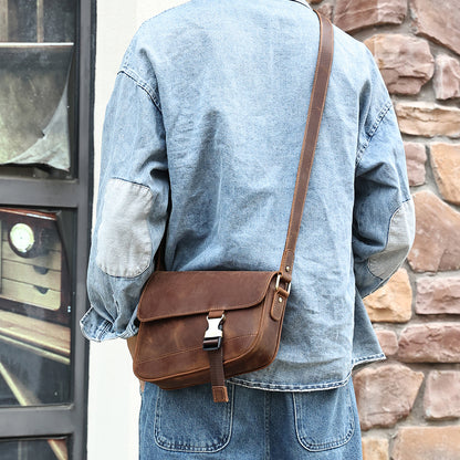 The Aldrich | Men's Leather Crossbody Bag