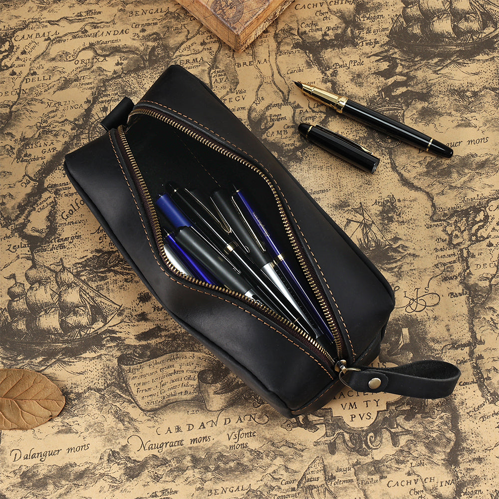 The Allegria | Classic Leather Pen Case