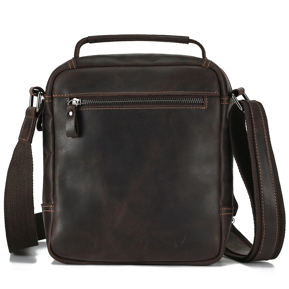 The Auburn  Classic Leather Shoulder Bag for Men