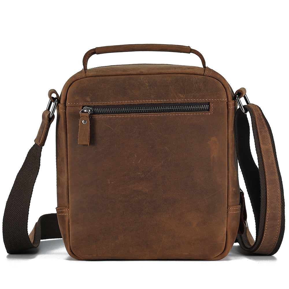 Leather Satchel Shoulder Bag