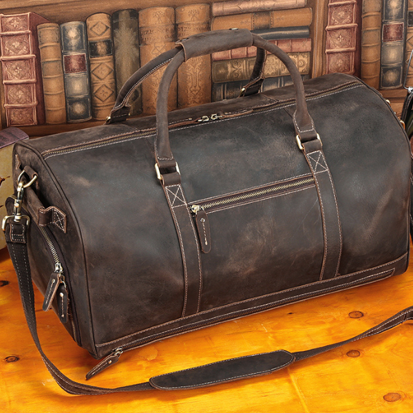 The Bistre | Men's Leather Duffle Bag