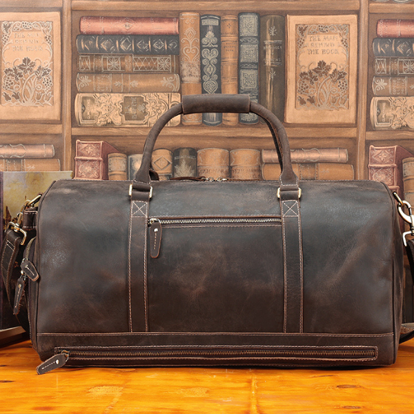 The Bistre | Men's Leather Duffle Bag