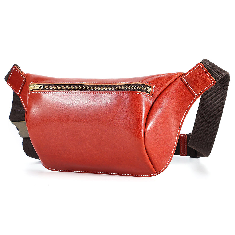 Red Leather Purse Bag