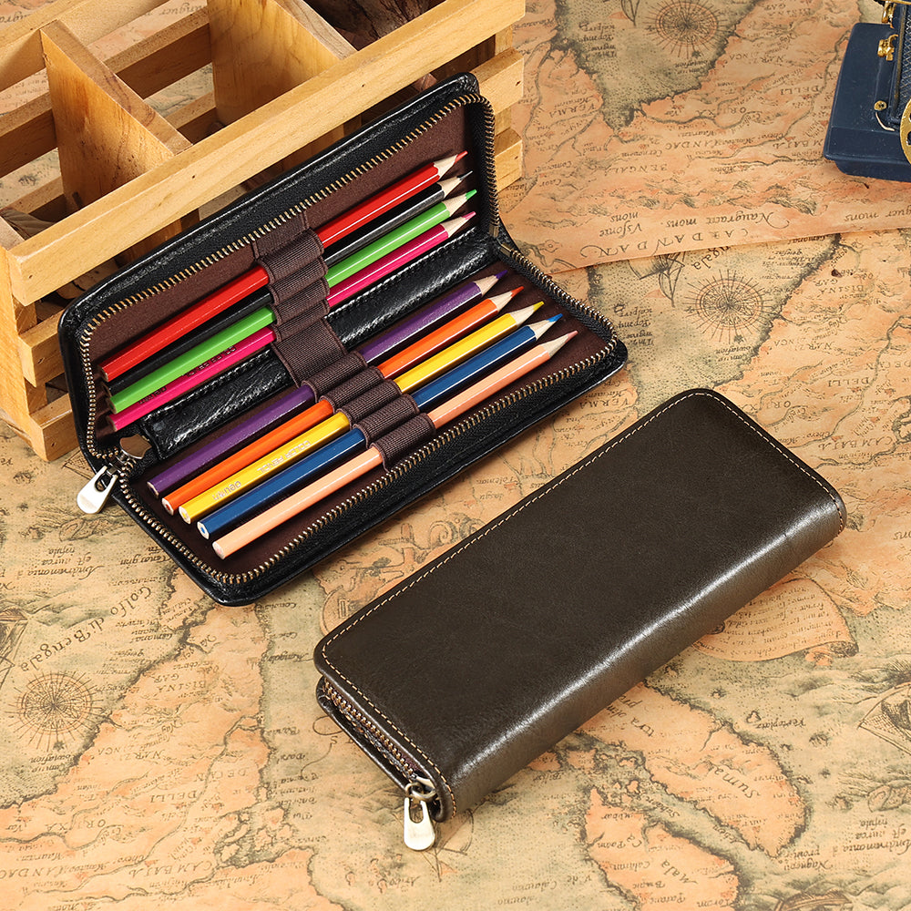 The Fessura | Classic Leather Pen Organizer