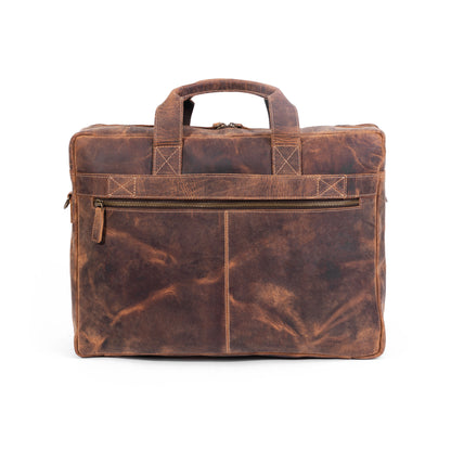 The Grandezza | Vintage Leather Briefcase for Men