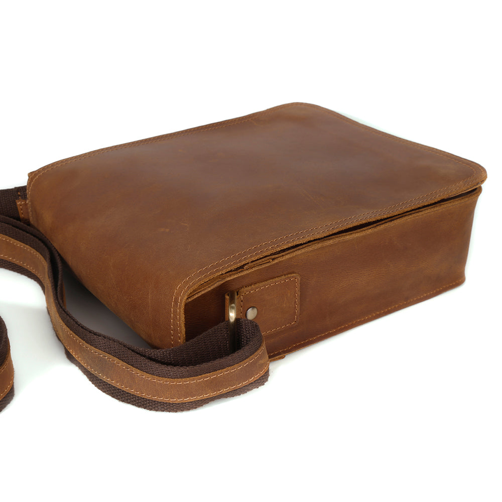 The Hickory | Men's Leather Messenger Satchel