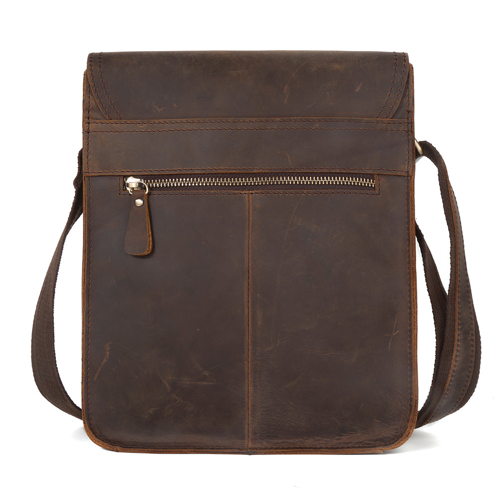 The Hickory | Men's Leather Messenger Satchel