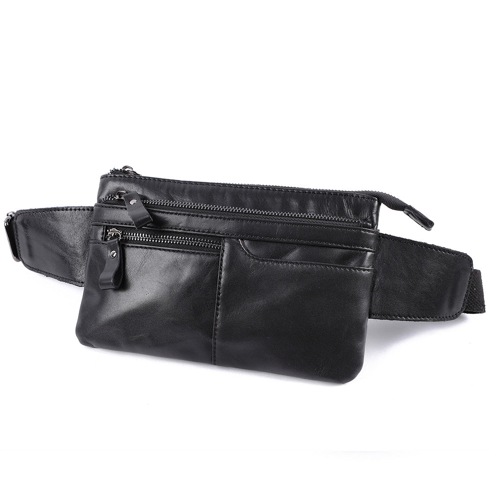 The Hipstack | Men's Leather Waist Bag