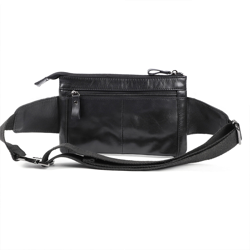 The Hipstack | Men's Leather Waist Bag