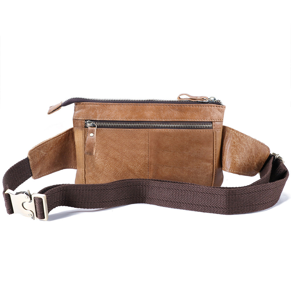 The Hipstack | Men's Leather Waist Bag