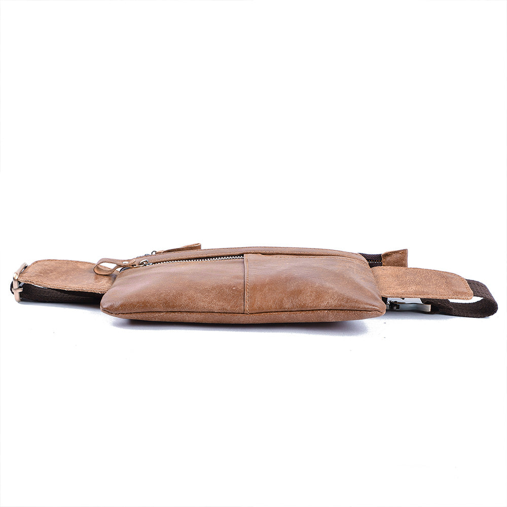 The Hipstack | Men's Leather Waist Bag