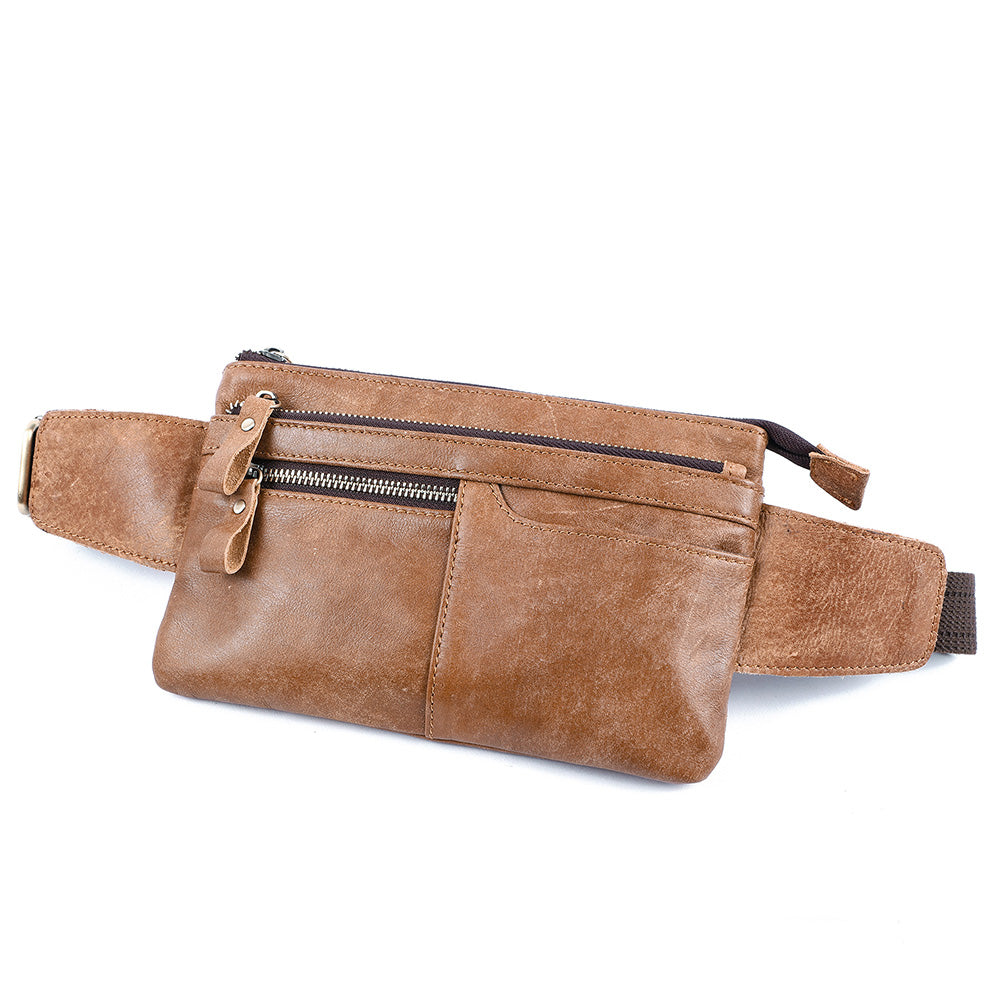 The Hipstack | Men's Leather Waist Bag