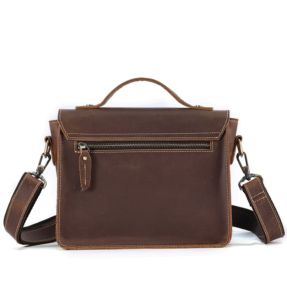 The Joy Type | Classic Leather Crossbody Bag for Men