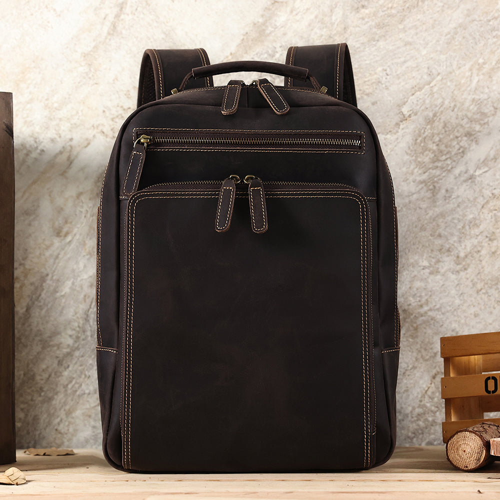 The Kleos | Men's Classic Leather Backpack