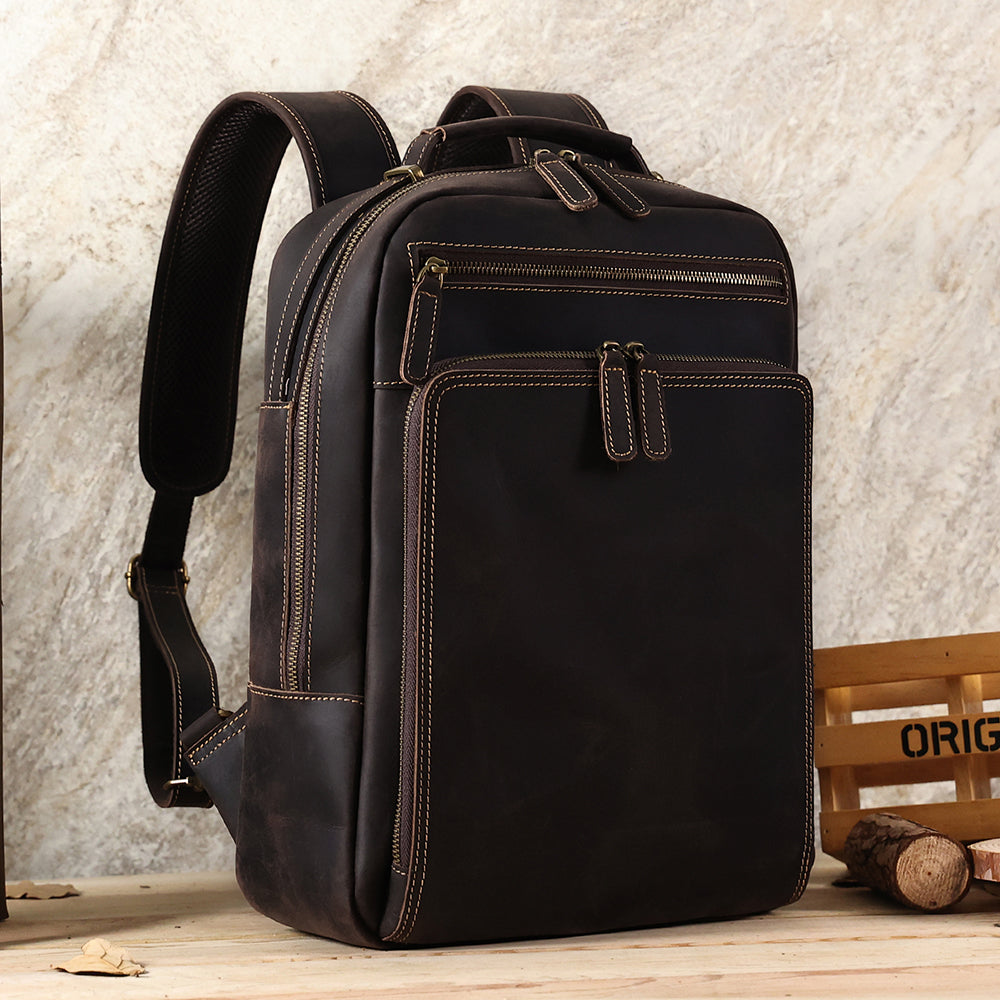 The Kleos | Men's Classic Leather Backpack