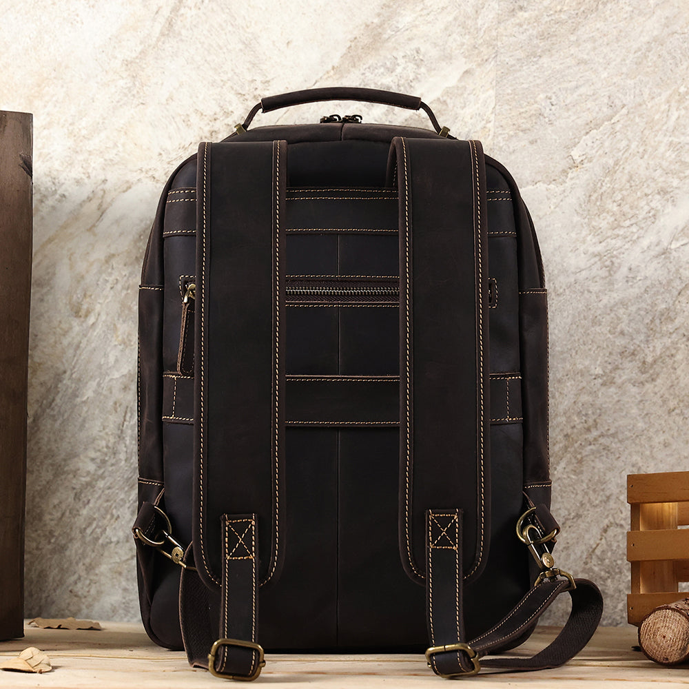 The Kleos | Men's Classic Leather Backpack