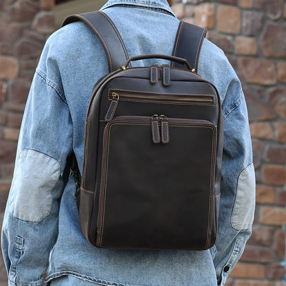 The Kleos | Men's Classic Leather Backpack