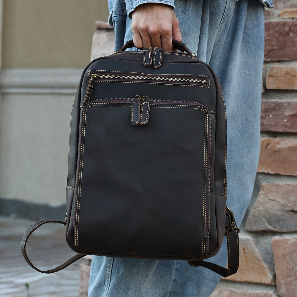 The Kleos | Men's Classic Leather Backpack