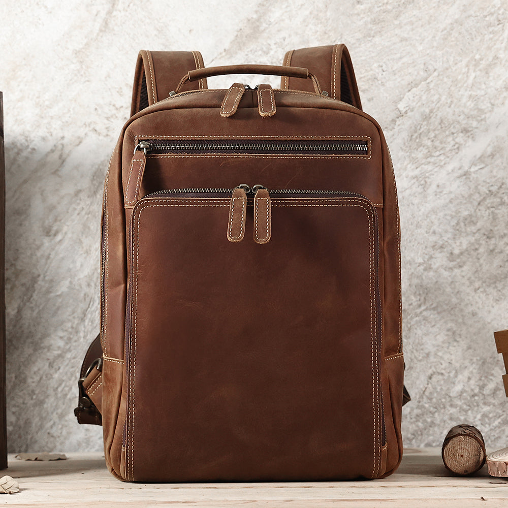 The Kleos | Men's Classic Leather Backpack