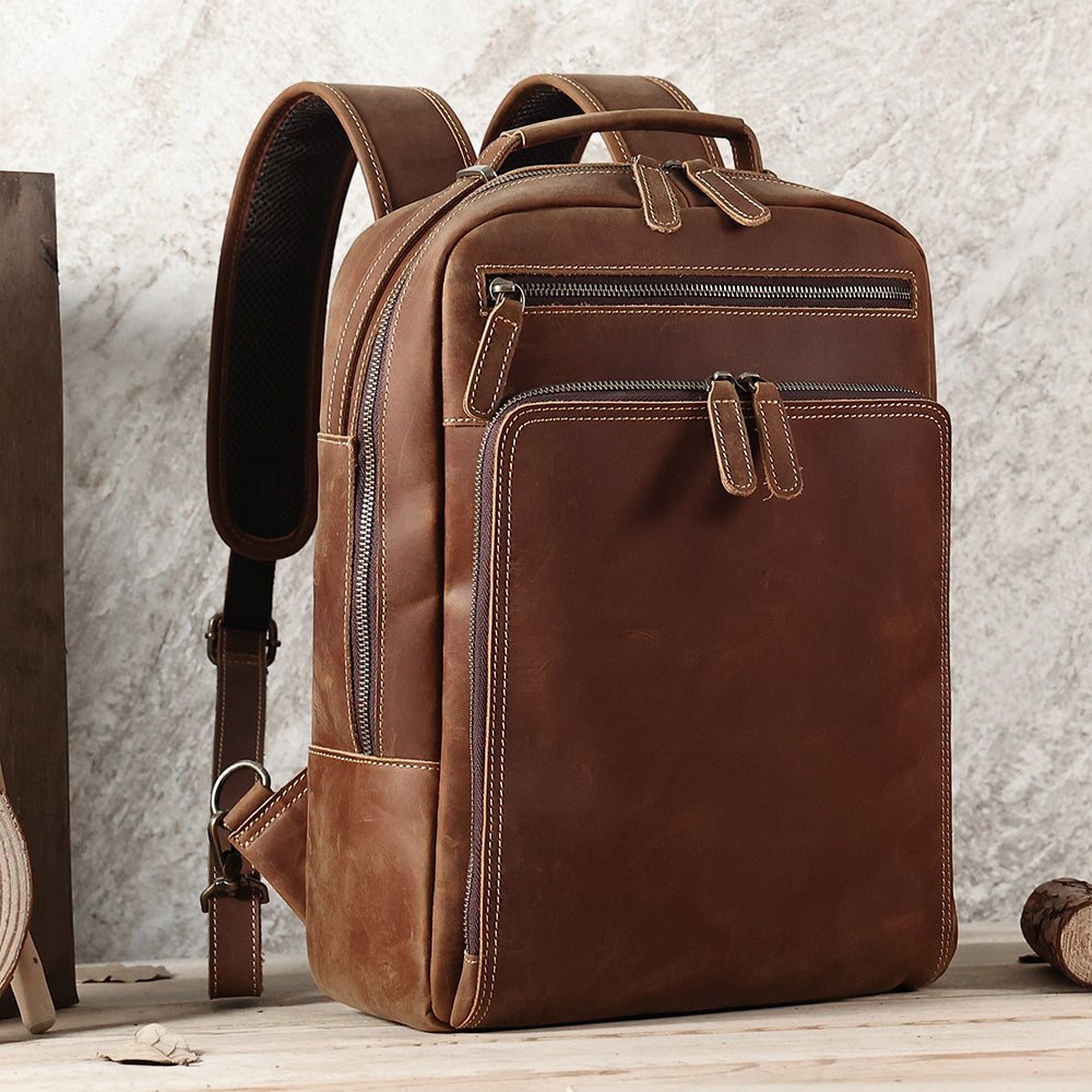 The Kleos | Men's Classic Leather Backpack