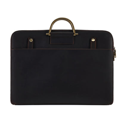 The Magra | Classic Leather Briefcase for Men