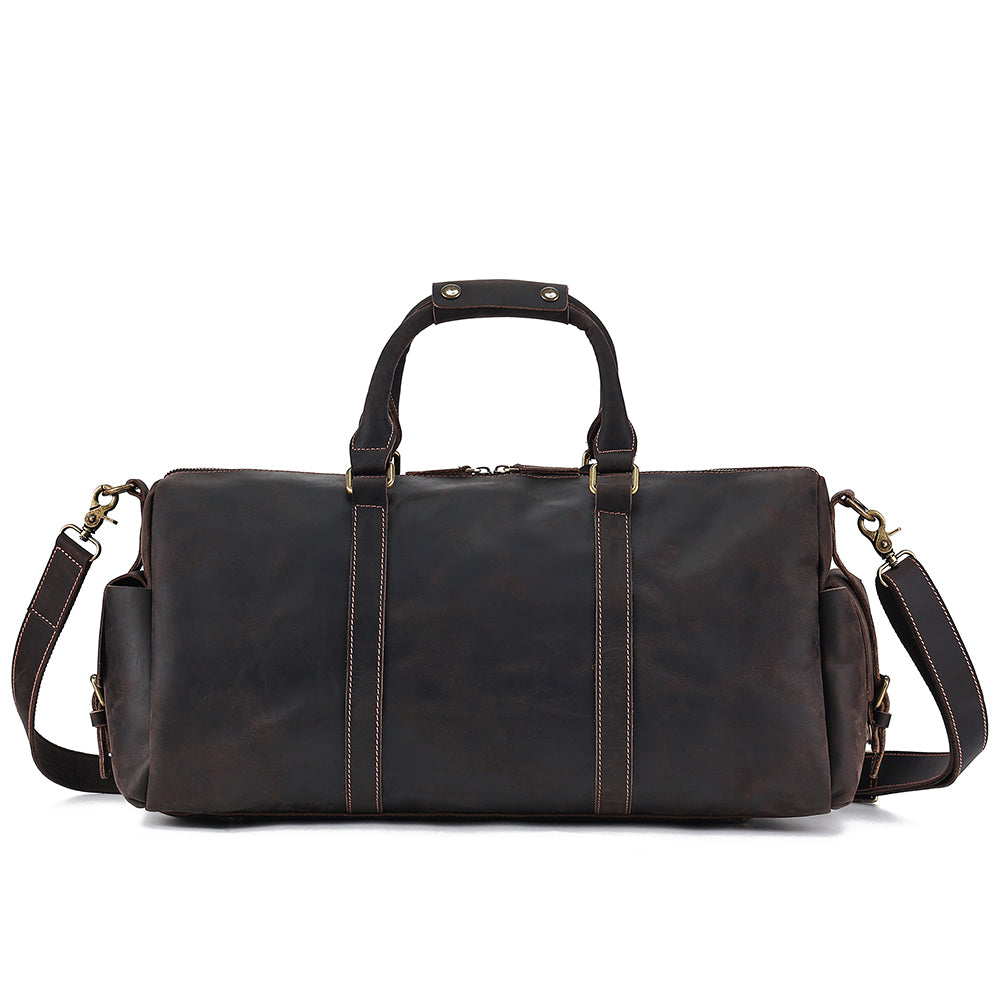 The Montes | Leather Duffle Bag for Men